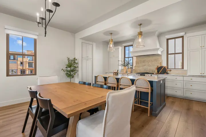 Second-floor dining room at The Rad Retreat