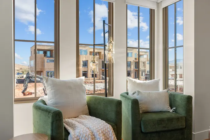 Second-floor sitting area at The Rad Retreat