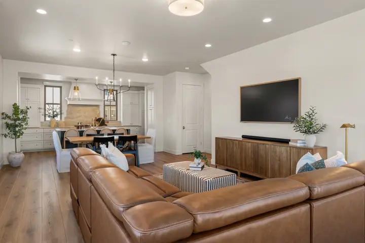 Open living room layout at The Rad Retreat (2nd floor)