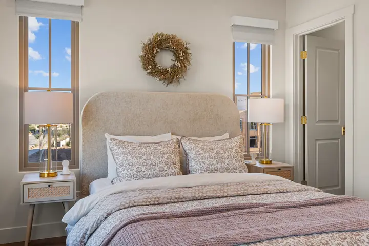 Third-floor guest bedroom at The Rad Retreat