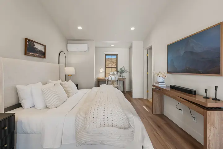 Fourth-floor king bedroom suite at The Rad Retreat