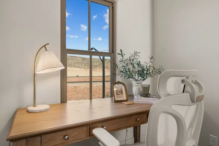 Workspace for remote work at The Rad Retreat (4th floor)