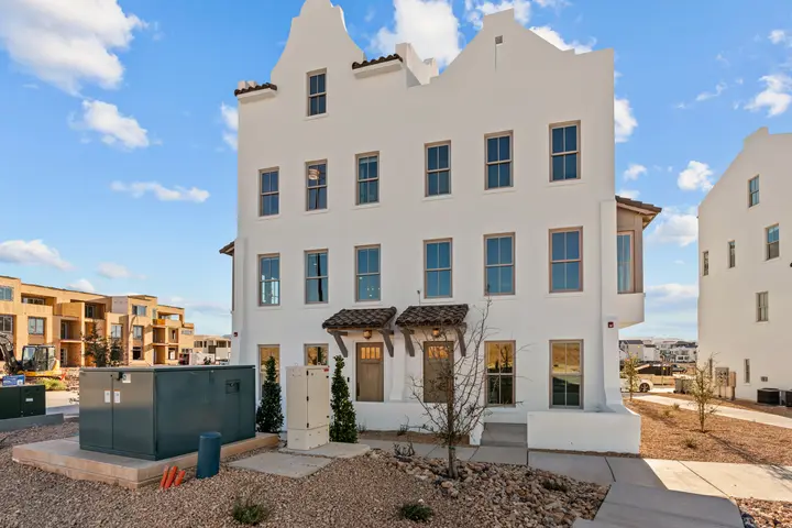 Front exterior of The Rad Retreat at Desert Color