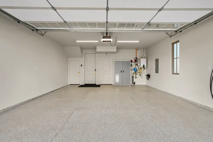 Double car garage at The Rad Retreat