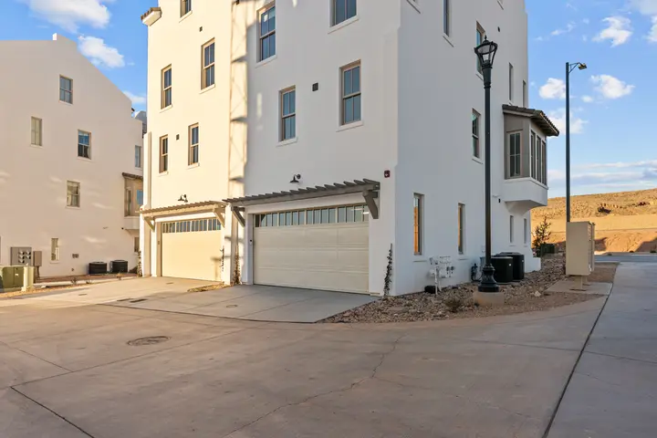 Rear exterior of The Rad Retreat at Desert Color