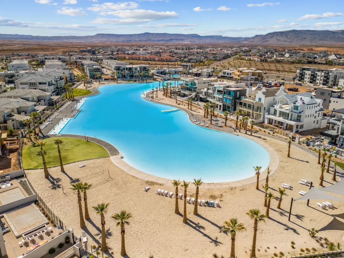Large lagoon at Desert Color Resort