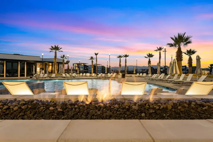 Shores Resort pool at Desert Color
